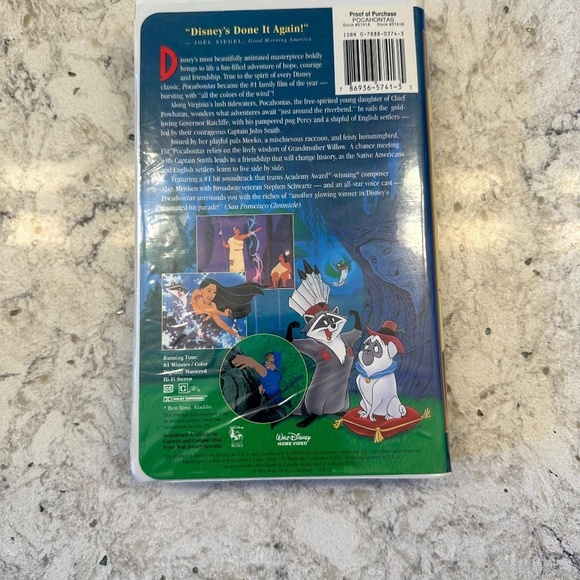 VHS Tape - Disney - Pocahontas - Picture 2 of 5